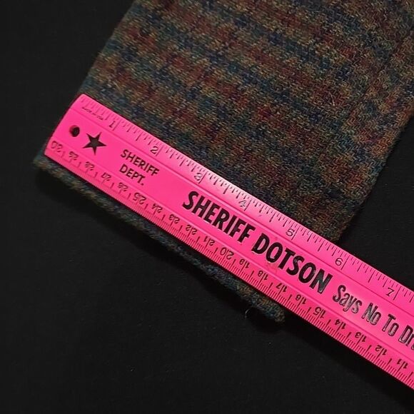 VTG Eddie Bauer Tweed Blazer SzM Wool Dark Academia Career Corp Preppy Gothic - Picture 5 of 13